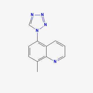 molecular formula C11H9N5 B5689965 8-methyl-5-(1H-tetrazol-1-yl)quinoline 