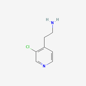 molecular formula C7H9ClN2 B568997 2-(3-Chloropyridin-4-yl)ethanamine CAS No. 910410-77-4