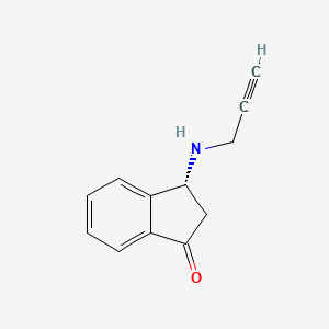 (3R)-2,3-Dihydro-3-(2-propyn-1-ylamino)-1H-inden-1-one