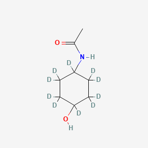 molecular formula C8H15NO2 B569014 4-Acetamidocyclohexanol-d10 CAS No. 1241045-79-3