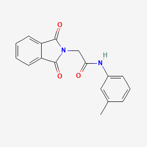 molecular formula C17H14N2O3 B5690152 2-(1,3-dioxo-1,3-dihydro-2H-isoindol-2-yl)-N-(3-methylphenyl)acetamide 