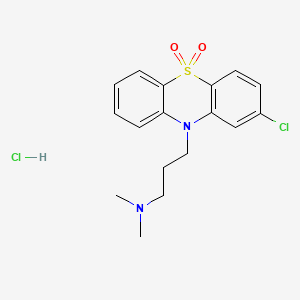 molecular formula C17H20Cl2N2O2S B569019 氯丙嗪磺酸盐酸盐 CAS No. 18683-73-3