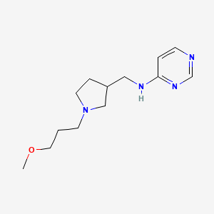 N-{[1-(3-methoxypropyl)pyrrolidin-3-yl]methyl}pyrimidin-4-amine