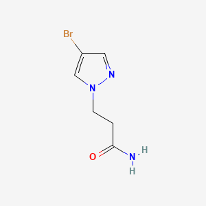 3-(4-bromo-1H-pyrazol-1-yl)propanamide