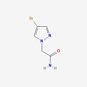 molecular formula C5H6BrN3O B569034 2-(4-bromo-1H-pyrazol-1-yl)acetamide CAS No. 1177354-50-5