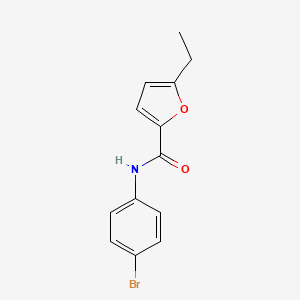 molecular formula C13H12BrNO2 B5690417 N-(4-bromophenyl)-5-ethyl-2-furamide 