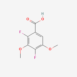 molecular formula C9H8F2O4 B569042 2,4-Difluoro-3,5-dimethoxybenzoic acid CAS No. 1003709-80-5