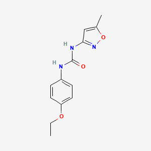 molecular formula C13H15N3O3 B5690439 N-(4-ethoxyphenyl)-N'-(5-methyl-3-isoxazolyl)urea 