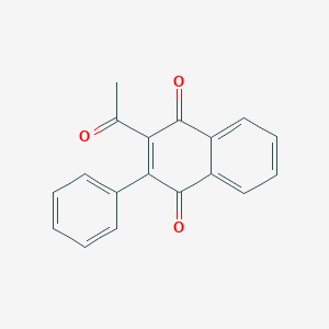 molecular formula C18H12O3 B5690444 2-acetyl-3-phenylnaphthoquinone CAS No. 5307-69-7