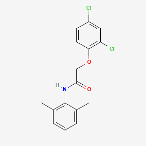 molecular formula C16H15Cl2NO2 B5690522 2-(2,4-dichlorophenoxy)-N-(2,6-dimethylphenyl)acetamide 