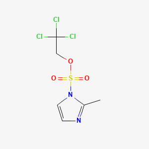 B569064 2,2,2-Trichloroethyl 2-methylimidazole-1-sulfonate CAS No. 1185733-66-7