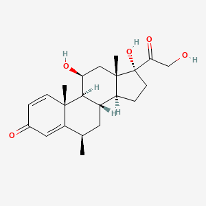 molecular formula C22H30O5 B569078 6β-甲基泼尼松龙 CAS No. 18462-27-6