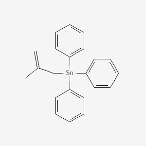 molecular formula C22H26Sn B569083 (2-Methylallyl)triphenylstannane CAS No. 2591-44-8
