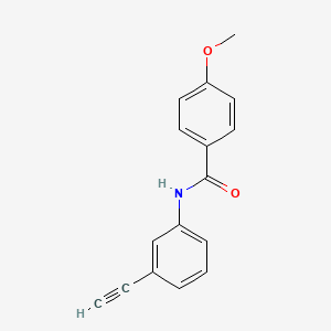 molecular formula C16H13NO2 B5690866 N-(3-ethynylphenyl)-4-methoxybenzamide 