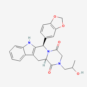 molecular formula C24H23N3O5 B569091 2-Hidroxipropil nortadalafilo CAS No. 1353020-85-5