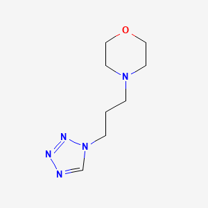 molecular formula C8H15N5O B5690931 4-[3-(1H-tetrazol-1-yl)propyl]morpholine 