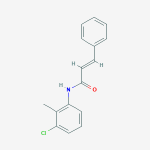 molecular formula C16H14ClNO B5690971 N-(3-chloro-2-methylphenyl)-3-phenylacrylamide CAS No. 73108-81-3