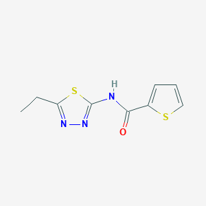 molecular formula C9H9N3OS2 B5691048 N-(5-ethyl-1,3,4-thiadiazol-2-yl)-2-thiophenecarboxamide 
