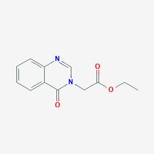 molecular formula C12H12N2O3 B5691078 ethyl (4-oxo-3(4H)-quinazolinyl)acetate 