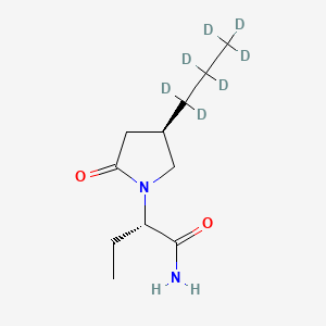 molecular formula C11H20N2O2 B569110 布利瓦拉塞坦-d7 CAS No. 1202896-51-2