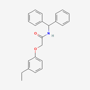 molecular formula C23H23NO2 B5691101 N-(diphenylmethyl)-2-(3-ethylphenoxy)acetamide 