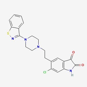 molecular formula C21H19ClN4O2S B569114 3-Oxo ziprasidone CAS No. 1159977-56-6