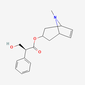 molecular formula C17H21NO3 B569118 6,7-Dehydrohyoscyamine CAS No. 61616-97-5
