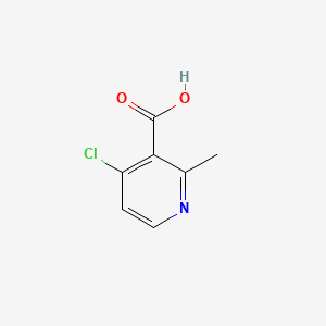 molecular formula C7H6ClNO2 B569120 4-氯-2-甲基烟酸 CAS No. 914219-06-0