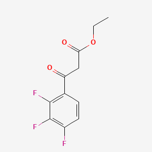 molecular formula C11H9F3O3 B569125 Ethyl 3-(2,3,4-trifluorophenyl)-3-oxopropanoate CAS No. 157766-27-3