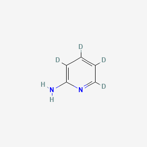 molecular formula C5H6N2 B569127 2-Pyridinamine-d4 CAS No. 87802-54-8