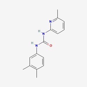 molecular formula C15H17N3O B5691282 N-(3,4-dimethylphenyl)-N'-(6-methyl-2-pyridinyl)urea 