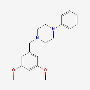 molecular formula C19H24N2O2 B5691408 1-(3,5-dimethoxybenzyl)-4-phenylpiperazine 
