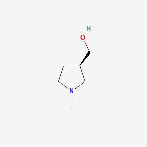 molecular formula C6H13NO B569145 (R)-(1-Methylpyrrolidin-3-yl)methanol CAS No. 1210935-33-3