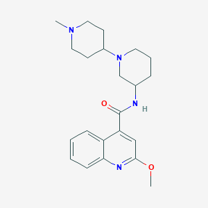 2-methoxy-N-(1'-methyl-1,4'-bipiperidin-3-yl)-4-quinolinecarboxamide