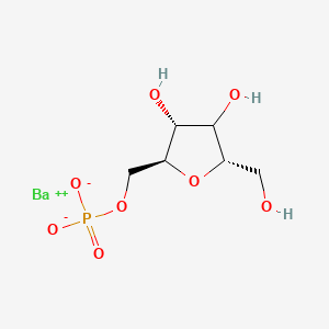molecular formula C6H11BaO8P B569159 2,5-Anhydro-D-mannitol-1-phosphate, Barium Salt Hydrate CAS No. 352000-02-3