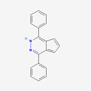molecular formula C19H14N2 B5691607 1,4-diphenyl-2H-cyclopenta[d]pyridazine 