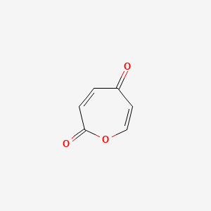 molecular formula C6H4O3 B569166 2,5-Oxepindione CAS No. 113567-95-6