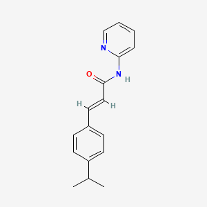 3-(4-isopropylphenyl)-N-2-pyridinylacrylamide
