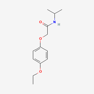 molecular formula C13H19NO3 B5691785 2-(4-ethoxyphenoxy)-N-isopropylacetamide 
