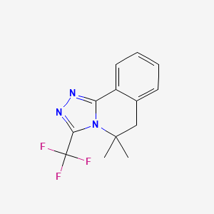 5,5-dimethyl-3-(trifluoromethyl)-5,6-dihydro[1,2,4]triazolo[3,4-a]isoquinoline