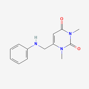6-(anilinomethyl)-1,3-dimethyl-2,4(1H,3H)-pyrimidinedione