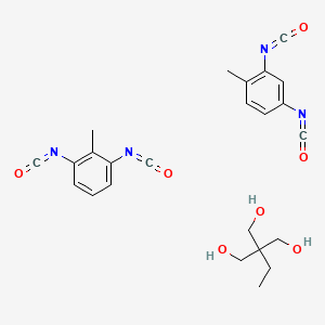 1,3-Propanediol, 2-ethyl-2-(hydroxymethyl)-, polymer with 1,3-diisocyanato-2-methylbenzene and 2,4-diisocyanato-1-methylbenzene