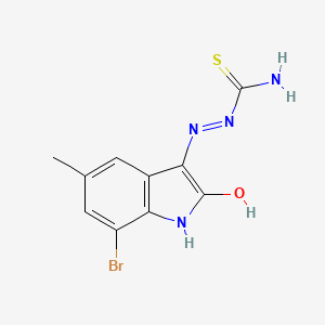 7-bromo-5-methyl-1H-indole-2,3-dione 3-thiosemicarbazone