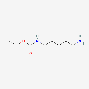 molecular formula C8H18N2O2 B569225 Ethyl (5-aminopentyl)carbamate CAS No. 124859-22-9