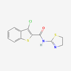 3-chloro-N-(4,5-dihydro-1,3-thiazol-2-yl)-1-benzothiophene-2-carboxamide