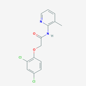 molecular formula C14H12Cl2N2O2 B5692379 2-(2,4-dichlorophenoxy)-N-(3-methyl-2-pyridinyl)acetamide CAS No. 5538-97-6