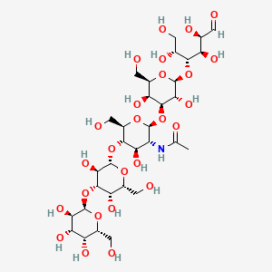 molecular formula C32H55NO26 B569248 Galili pentasaccharide CAS No. 119502-59-9