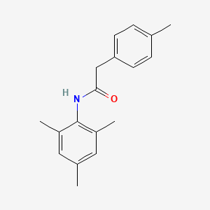 molecular formula C18H21NO B5692503 N-mesityl-2-(4-methylphenyl)acetamide 