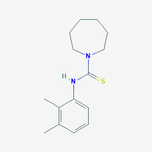 molecular formula C15H22N2S B5692522 N-(2,3-dimethylphenyl)-1-azepanecarbothioamide 