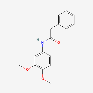 molecular formula C16H17NO3 B5692590 N-(3,4-dimethoxyphenyl)-2-phenylacetamide 